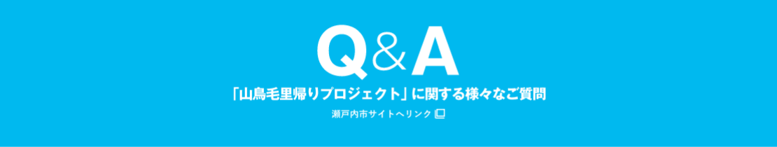 Q&A 「山鳥毛里帰りプロジェクト」に関する様々なご質問 瀬戸内市サイトへリンク